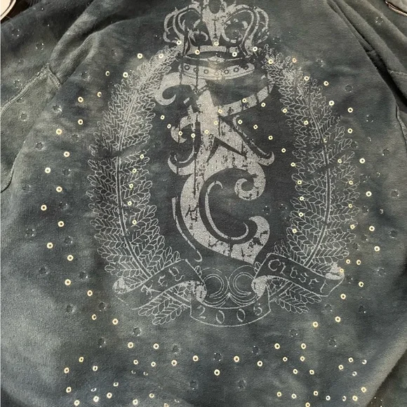 BLING DRAGON HOODIE Asian vibe Key Closet 2006 Y2K - Picture 10 of 15